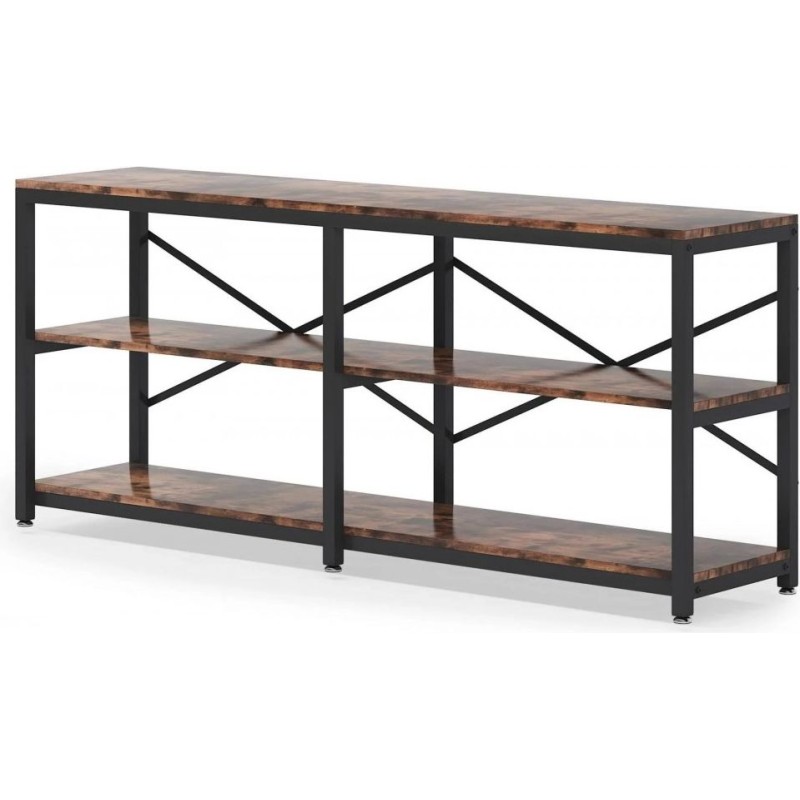 Стіл консольний 3-ярусний у фойє з полицями