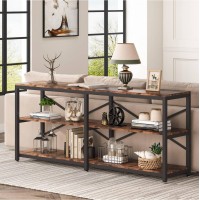 Стіл консольний 3-ярусний у фойє з поліцями для зберігання