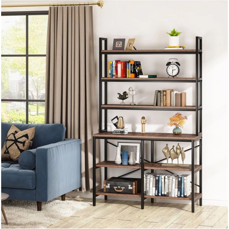 Стелаж 6-ярусний Etagere, 180×100×35 см — стиль та функціональність