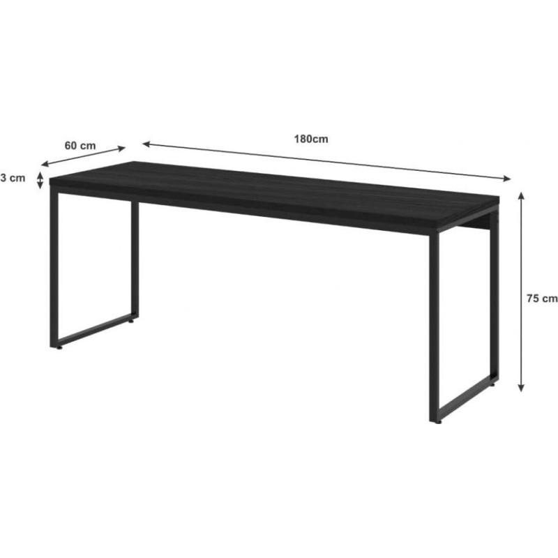 Директорський стіл — чорний