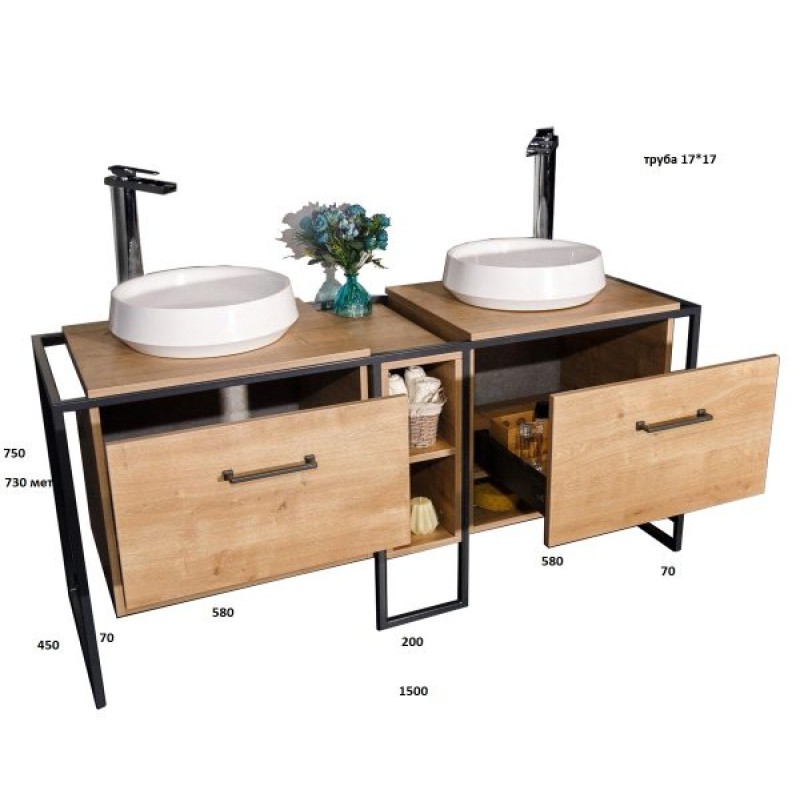 Тумба під умивальник LOFT MA-14