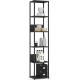 Svein 3X shelf, black - practical loft style