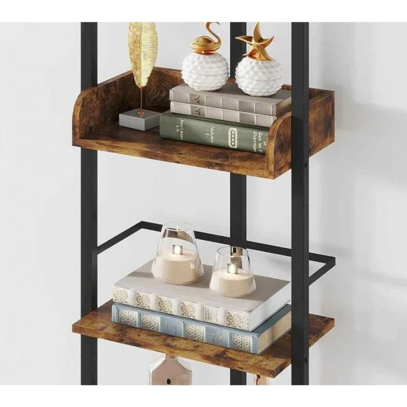 5-ярусний стелаж MSM – вузький та практичний стелаж із п'ятьма полицями.