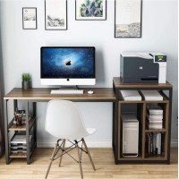 Комп'ютерний стіл для домашнього офісу з полицею