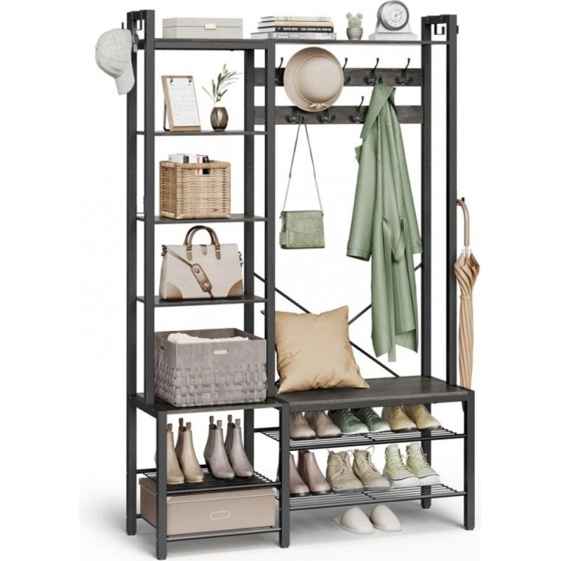 Передпокій з лавкою та місцем для зберігання взуття