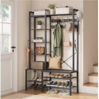 Передпокій з лавкою та місцем для зберігання взуття