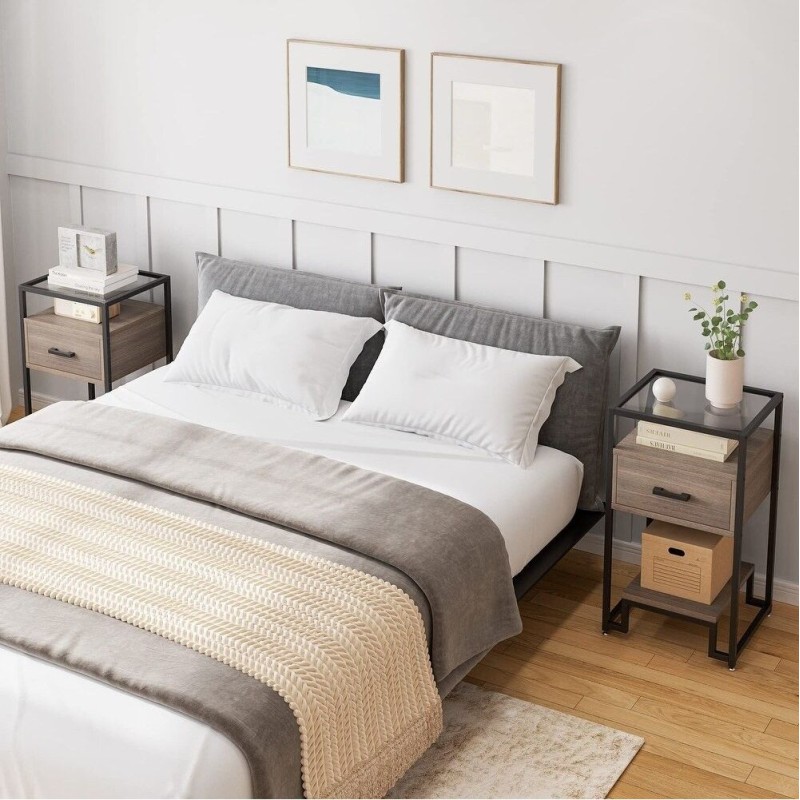 Столик 3-ярусний зі шухлядою MSMLOFT 78×40×40