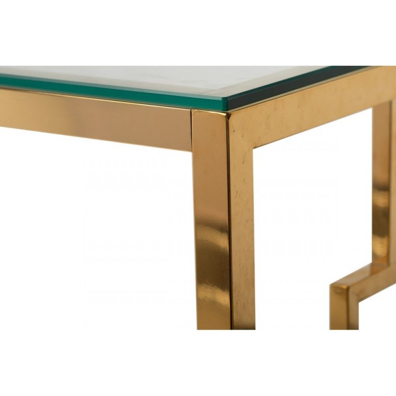 Консоль CL-3 прозорий золотистий Vetro MSMLOFT