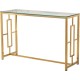 Консоль CL-3 прозорий золотистий Vetro MSMLOFT