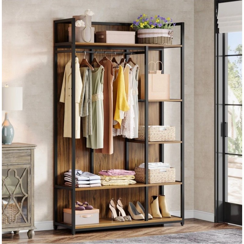 Вішалка для одягу, стелаж-органайзер для одягу