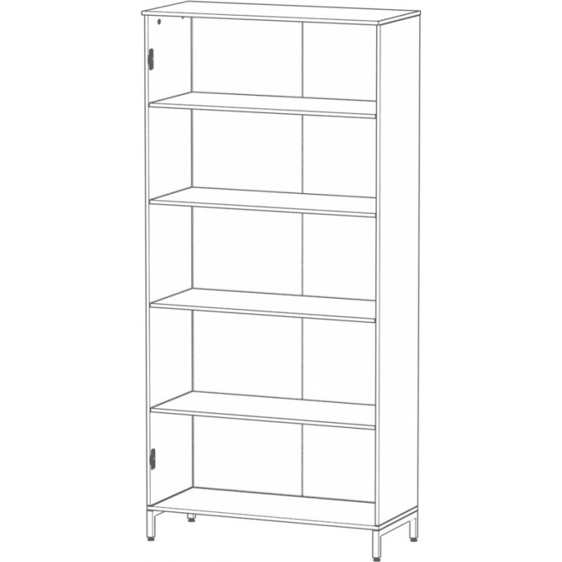 Шафа офісна LT-900 біла — MSMLOFT