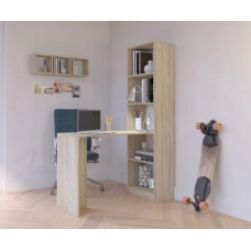 Spacious table, sonoma oak