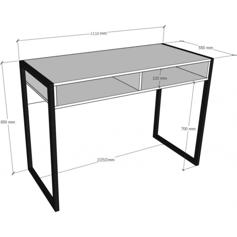 Стіл MOBILAR — 111×55×85 см