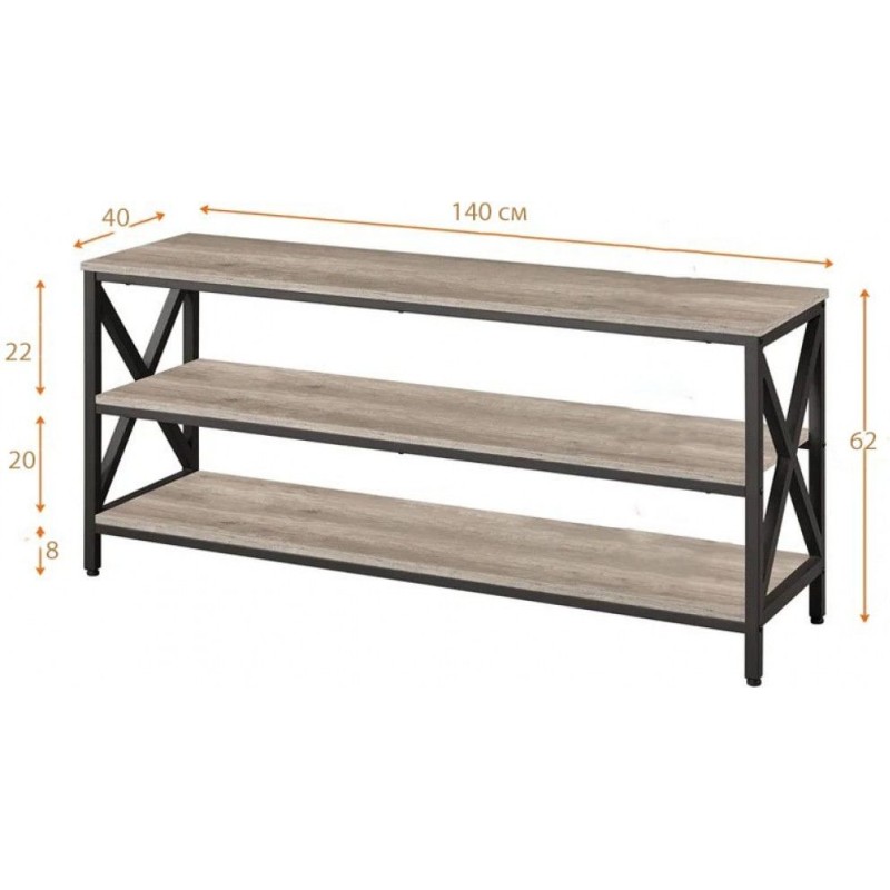 Підставка Mosely для телевізора до 65″ — MSMLOFT