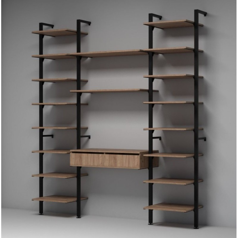 Стелаж Алегра модель 40 — лофт стиль, вибір кольорів і преміальна якість