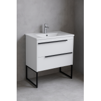 Loft-Iron bedside table with table top 65x55x43