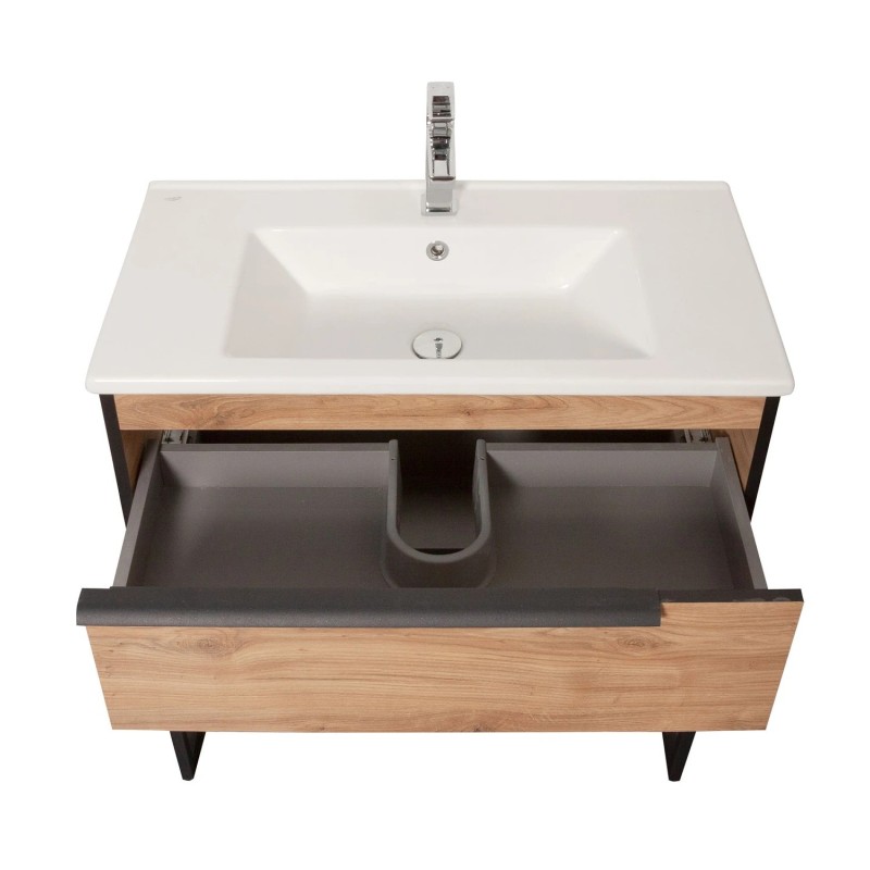 Тумбочка Loft-Iron зі стільницею 65×55×43