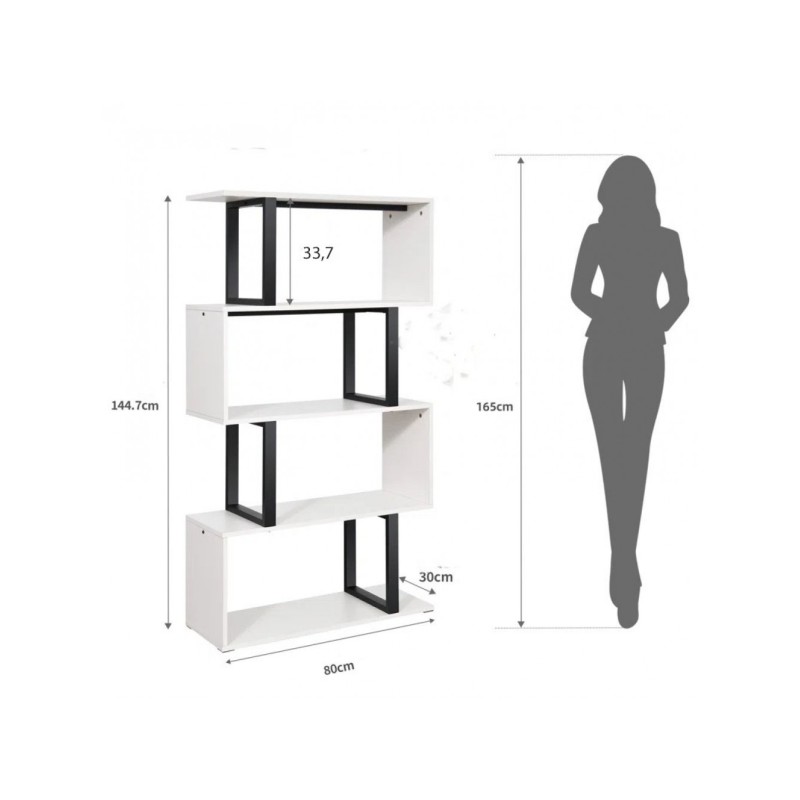 Стелаж 5 полиць MSM — функціональність і стиль у просторі