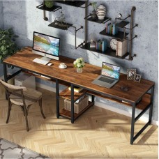 Великий стіл у стилі Loft на два місця №1