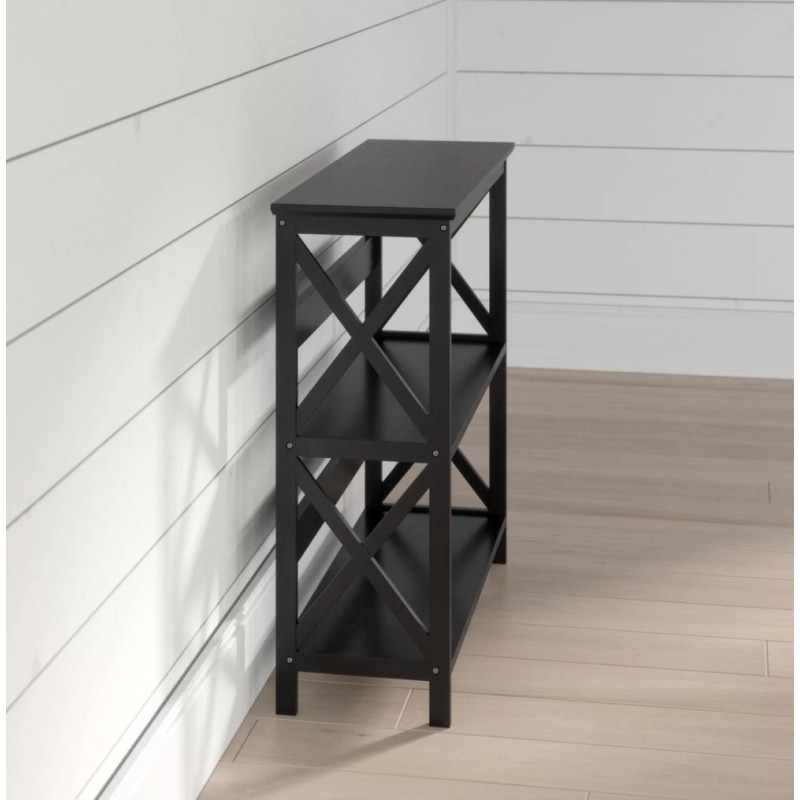 Етажерка Darek MSM — стильна 3-ярусна шафа для книг і декору