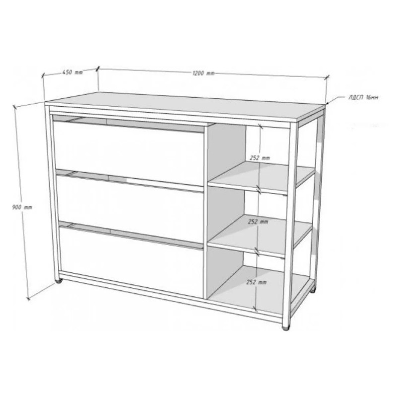Комод Амелія