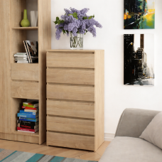 Комод, 6 ящиків, високий