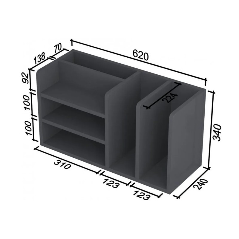 Надставка для столу NS-9  (біла)