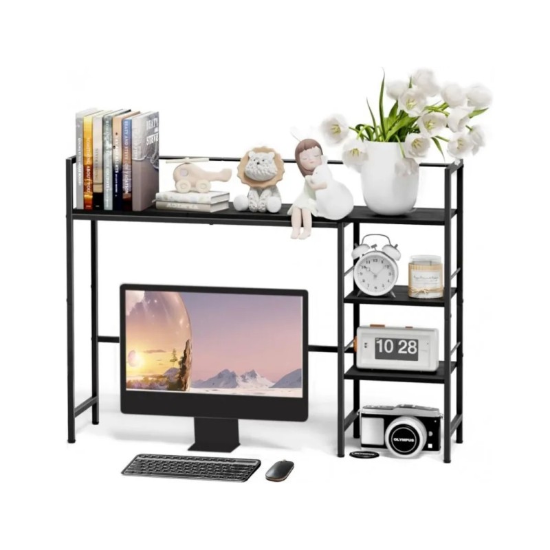 Настільна полиця HavenlyYouth 3-ярусна, чорна