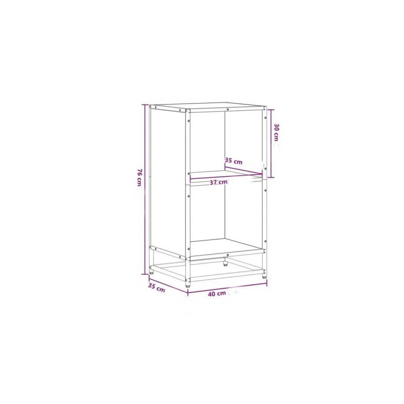 Тумба приставна  — металевий каркас