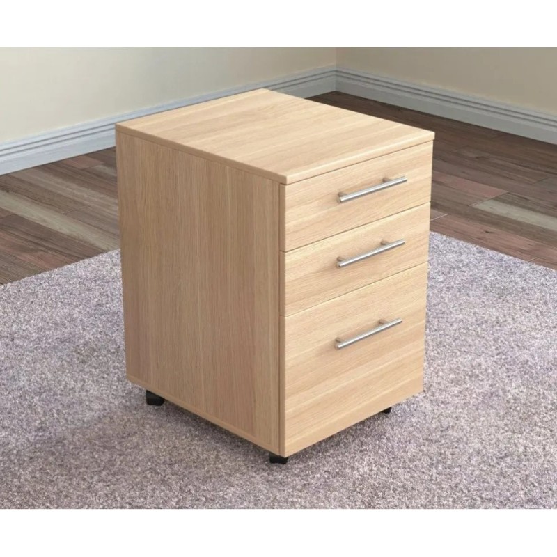 Мобільна тумба L-420 — 65×42×50, 3 шухляди