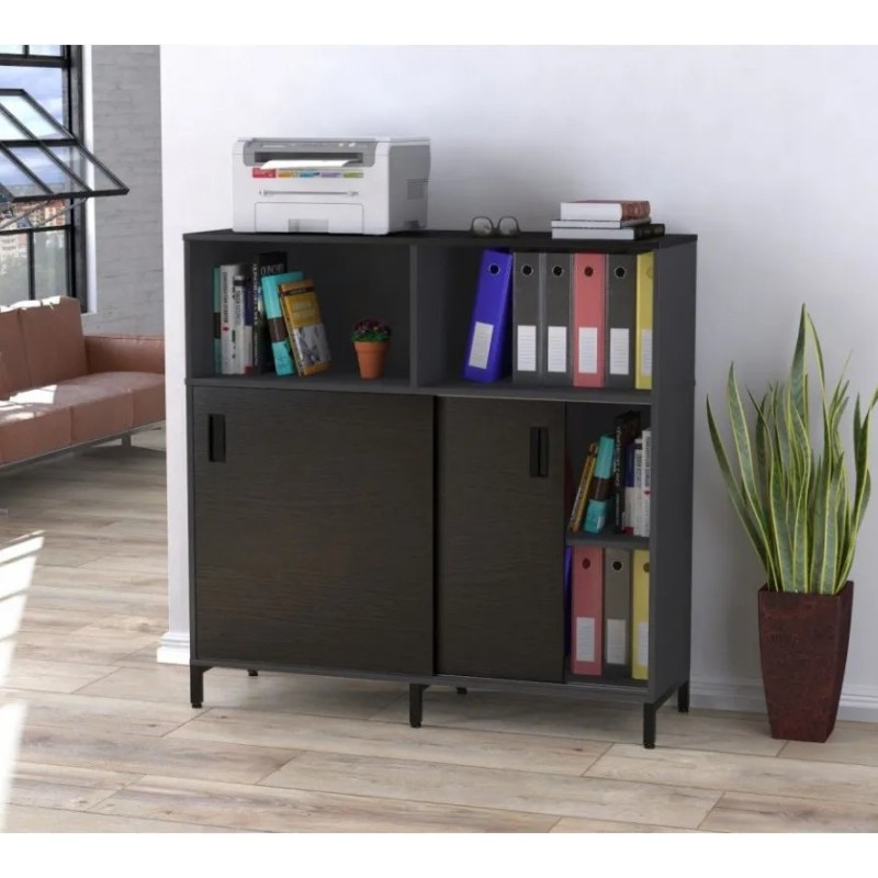 Тумба офісна LS-1200  — розсувні двері, на ніжках