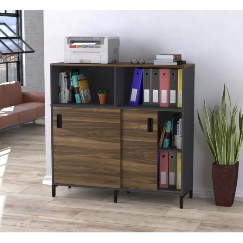 Тумба офісна LS-1200  — розсувні двері, на ніжках