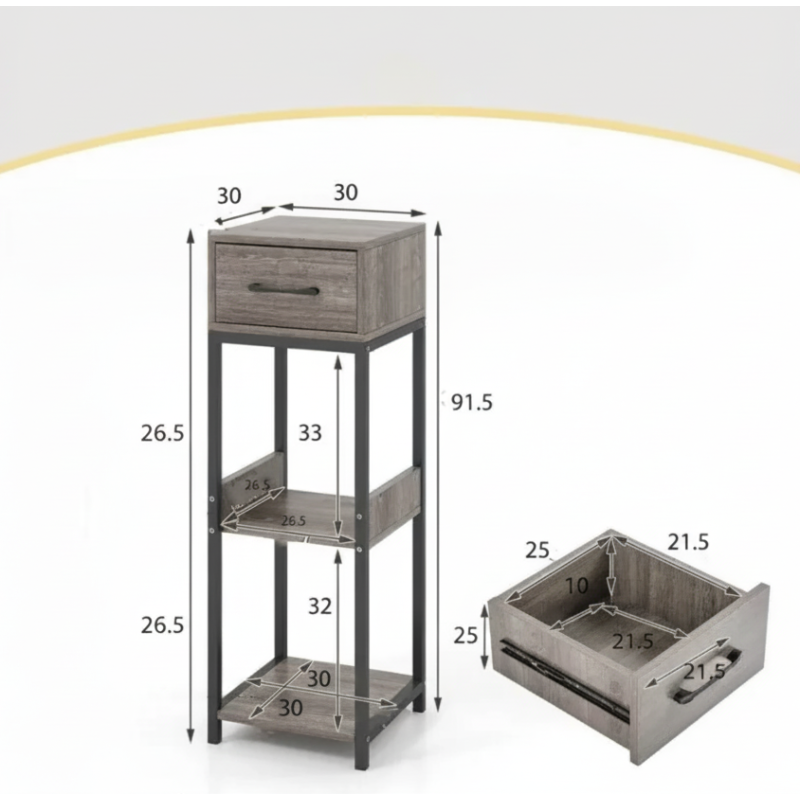 Підставка для рослин COSTWAY із ящиком
