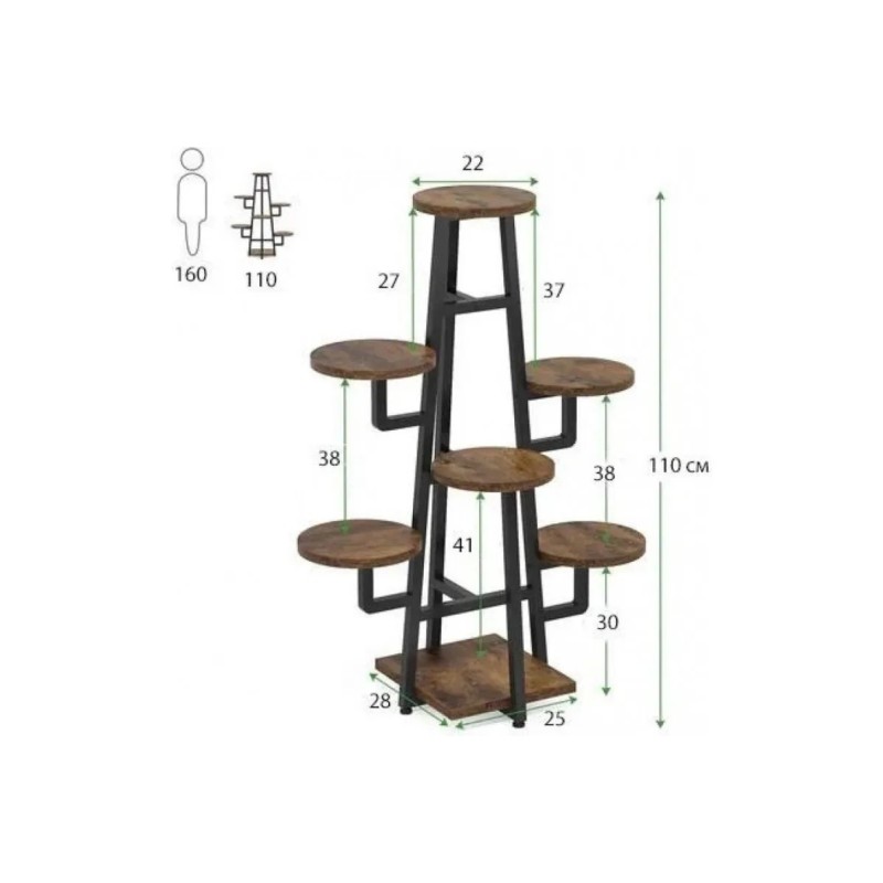 Підставка для квітів Flower-400 (7 полиць) від MSM