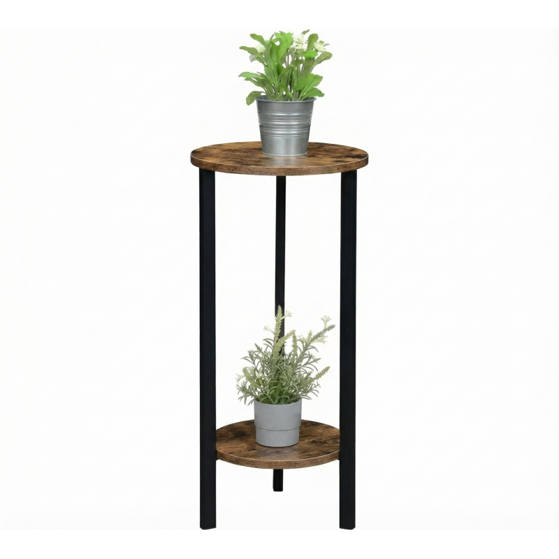 Підставка для квітів Migues: Стильна етажерка Loft на 3 рівні