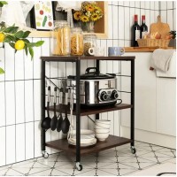 Bakers 3-Tier Storage Cart