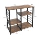 Kitchen stand Rack (90x40 cm) - a 3-tier rack with a reinforced frame