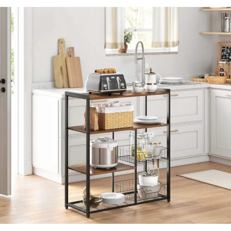 Kitchen rack 4 levels — loft style