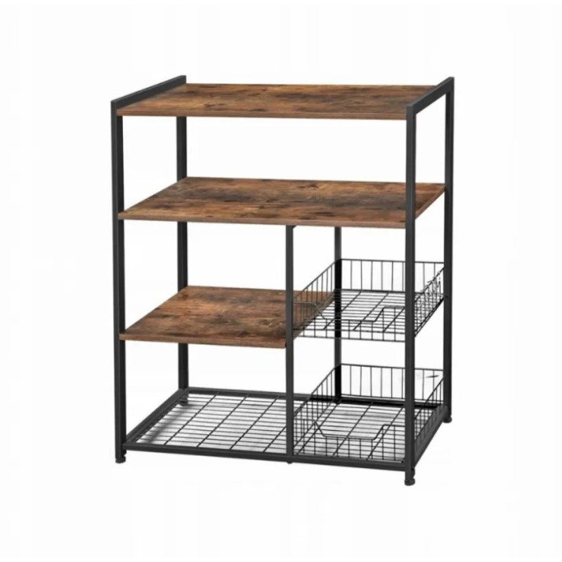 Kitchen rack 4 levels — loft style