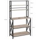 The Modern Black kitchen rack is a reliable loft design