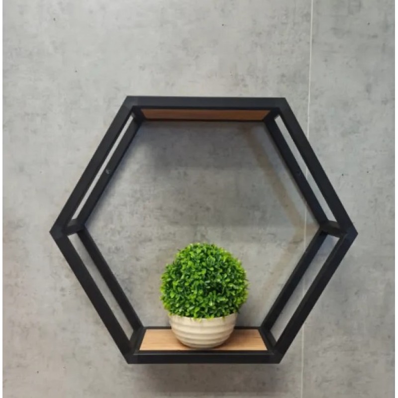 Шестигранна полиця лофт 30×30 від MSM