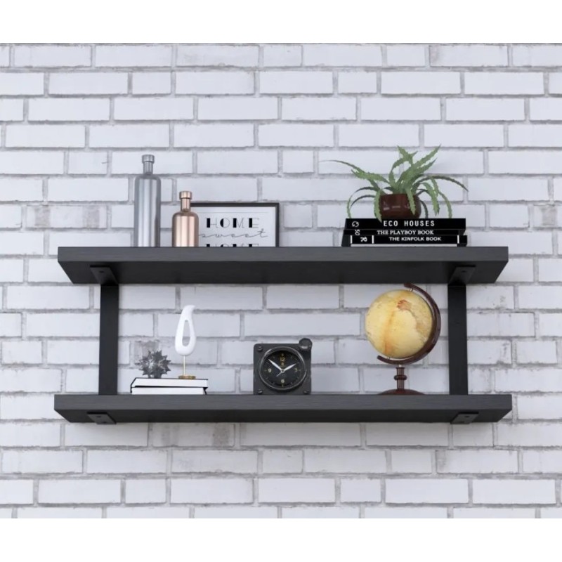 Полиця PL-C-32 — 2 полиці, металевий каркас