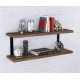 Полиця PL-C-32 — 2 полиці, металевий каркас