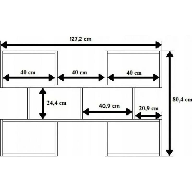 Настінна полиця Lany 