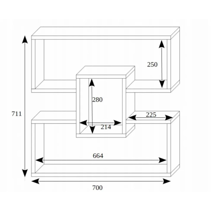 Підвісна полиця OLAF  для іграшок та книг