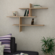 Настінна полиця для книг LEO Oak