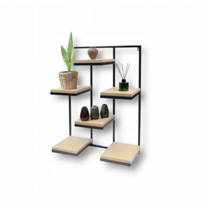 Настінна полиця-стелаж Loft (6 рівнів)