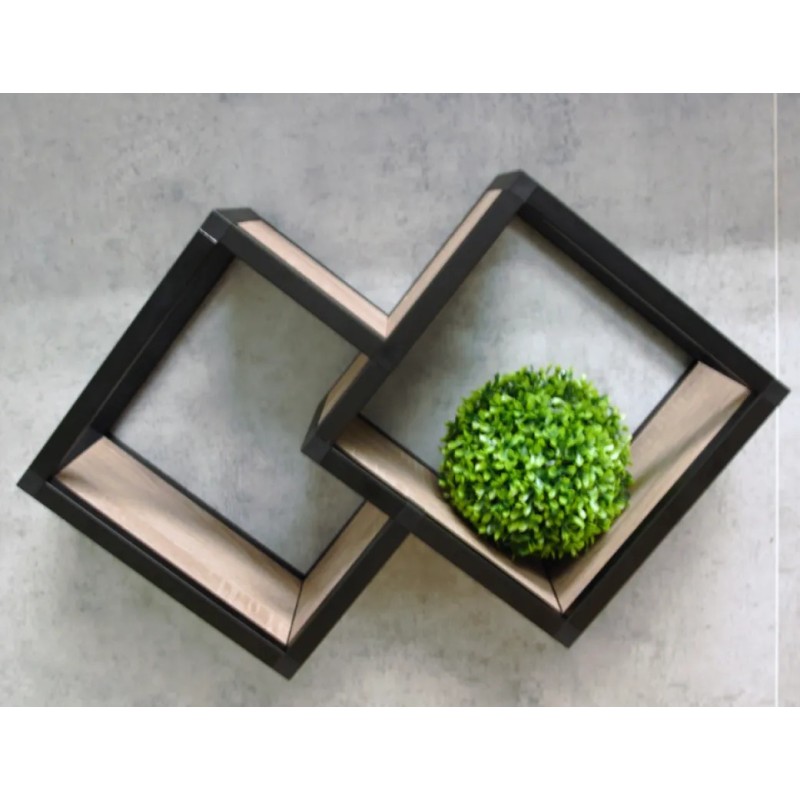 Настінна книжкова полиця TETRIS-2 loft