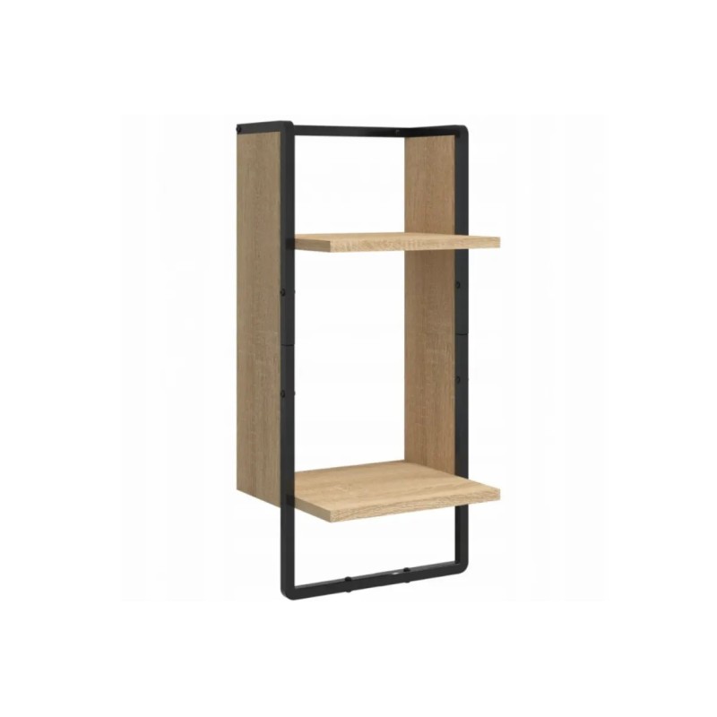 Set of 4 Sonoma oak wall shelves