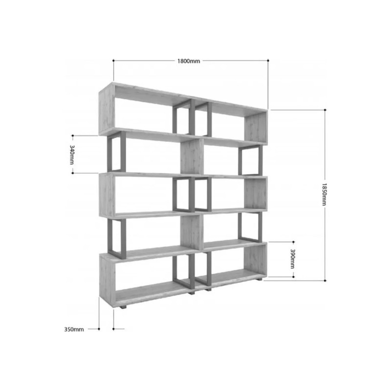 Стелаж Айсберг 180×190 см 